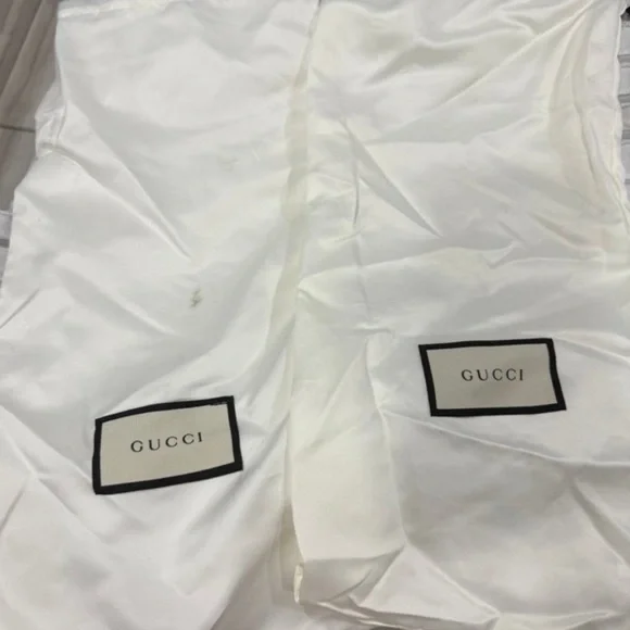 Gucci Brown and Gold Espadrille Flats with GG Monogram - Picture 2 of 9